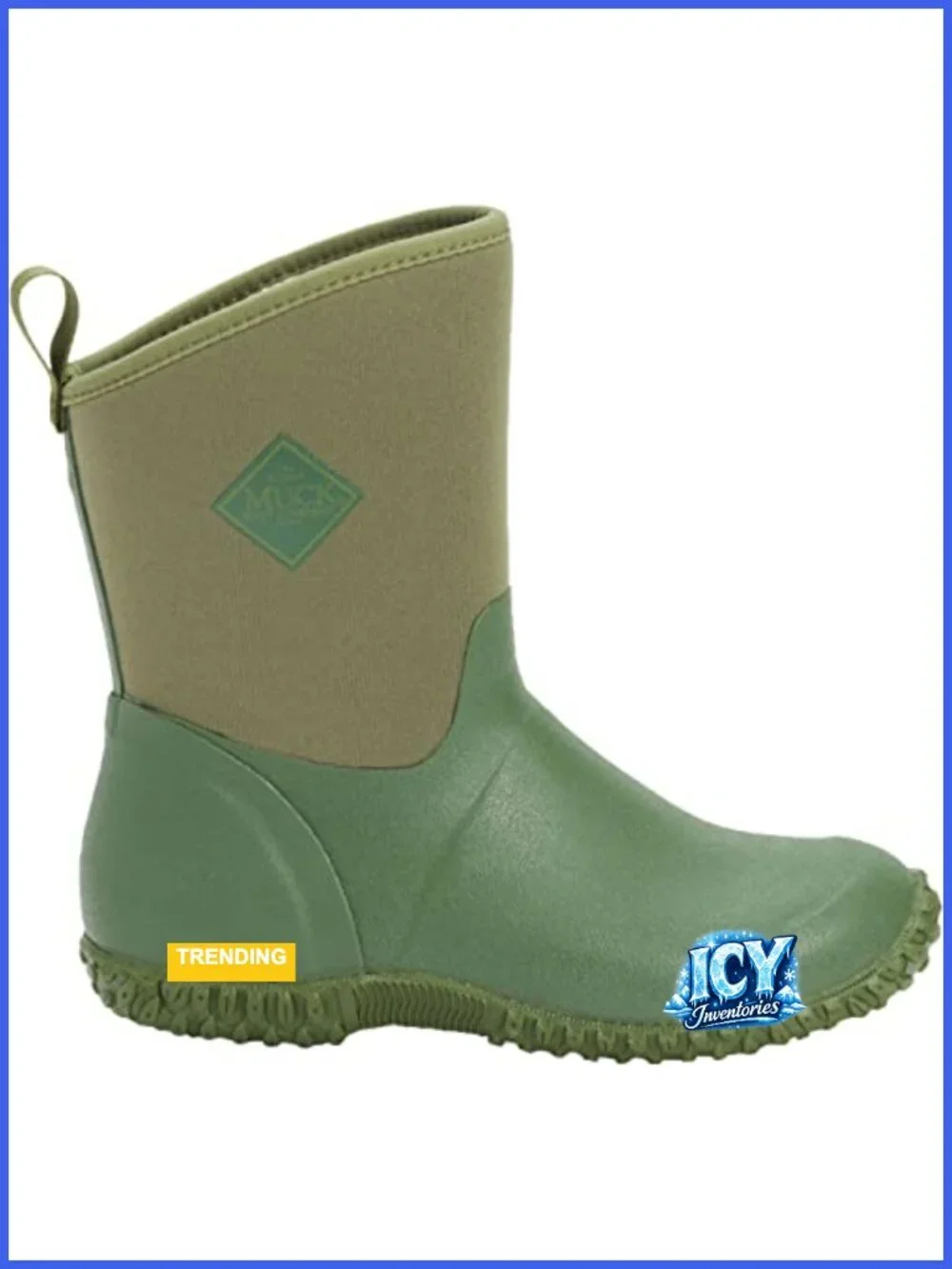 Removable Insole Fleece Lined Neoprene Mid-Calf Snow Boots
